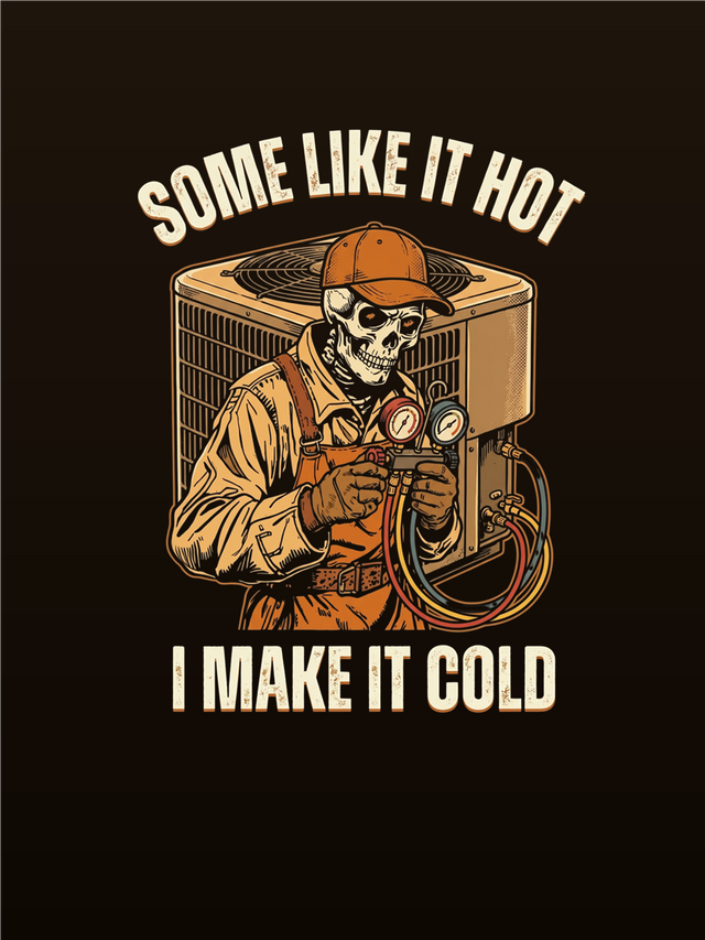HVAC skeleton design — Boneyard Trading Co.