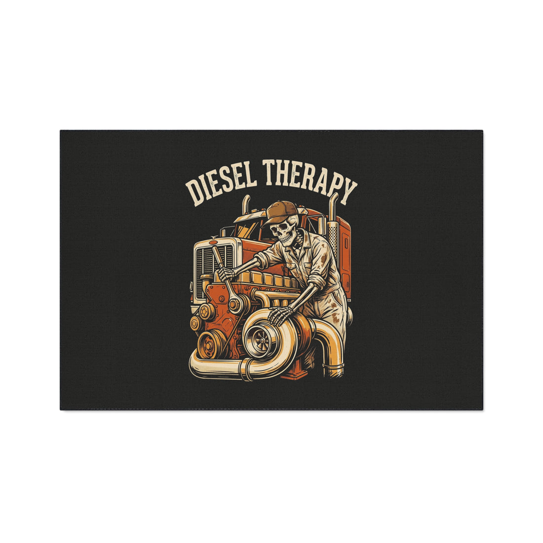 Diesel Therapy — Diesel Mechanic Floor Mat