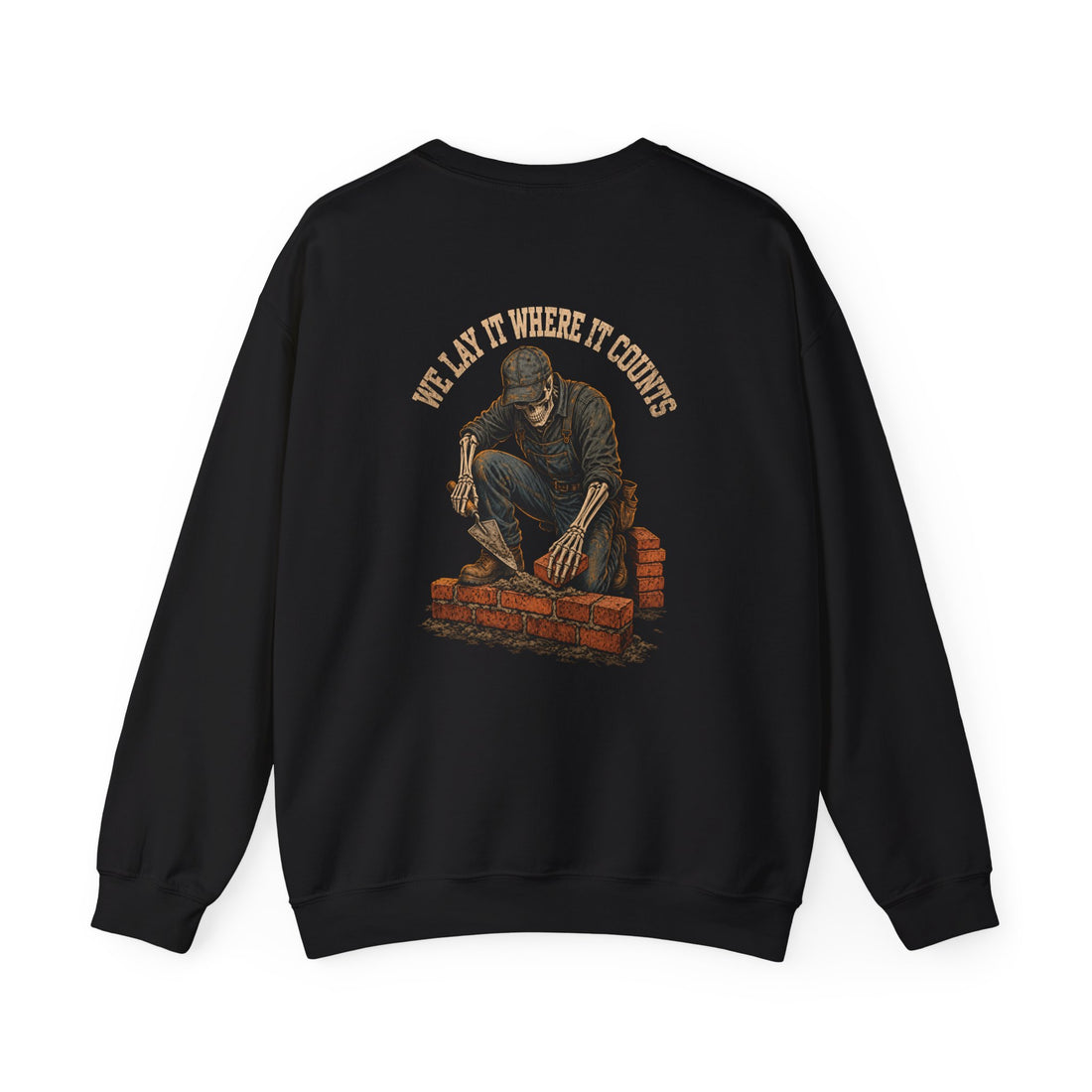 We Lay It Where It Counts — Mason Crewneck