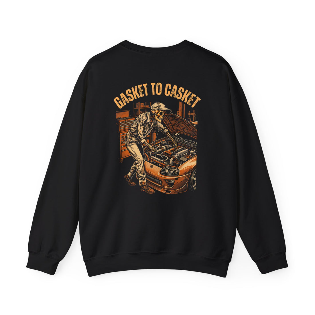 Gasket To Casket — Auto Mechanic Crewneck