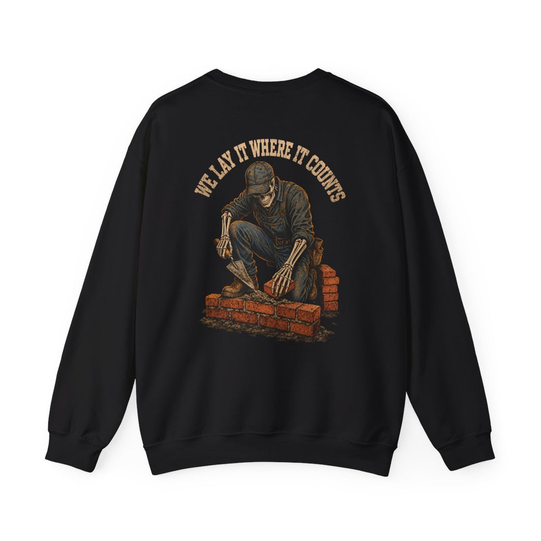 We Lay It Where It Counts — Mason Crewneck