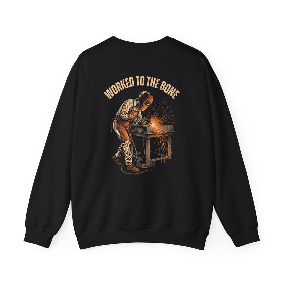Worked To The Bone — Welder Crewneck