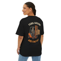 Fork Around & Find Out — Forklift Operator Tee view 5