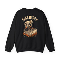 Slab Happy — Concrete Finisher Crewneck view 1