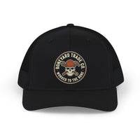 Skull Trucker Cap — Embroidered Snapback view 1