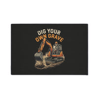 Dig Your Own Grave — Excavator Operator Floor Mat view 3