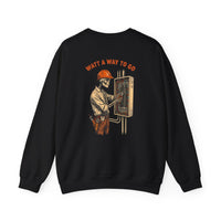 Watt A Way To Go — Electrician Crewneck view 1