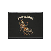 Resting Welding Face — Welder Floor Mat view 4