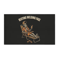 Resting Welding Face — Welder Floor Mat view 2