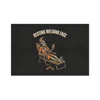 Resting Welding Face — Welder Floor Mat view 1