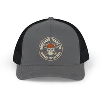 Skull Trucker Cap — Embroidered Snapback view 2
