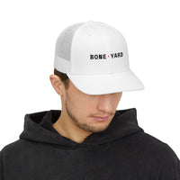 BONE·YARD Trucker Cap — Embroidered Snapback view 5