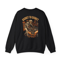 Gasket To Casket — Auto Mechanic Crewneck view 1