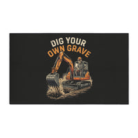 Dig Your Own Grave — Excavator Operator Floor Mat view 2