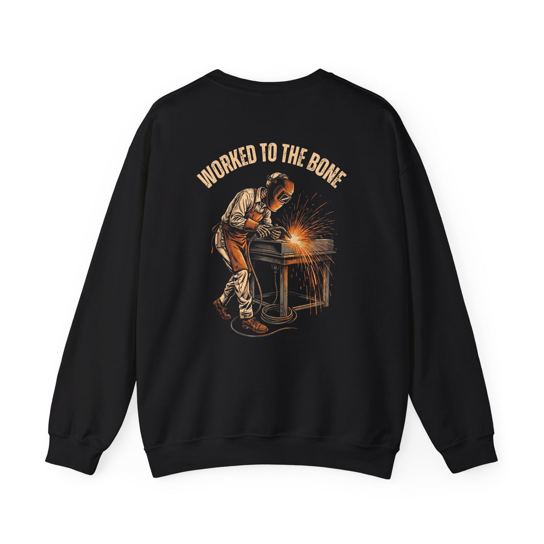Worked To The Bone — Welder Crewneck