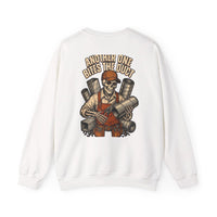 Another One Bites The Duct — HVAC Crewneck view 3