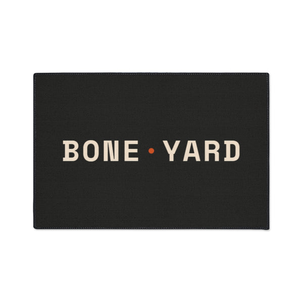 BONE·YARD Tag — Heavy Duty Floor Mat — Boneyard heavy-duty floor mat