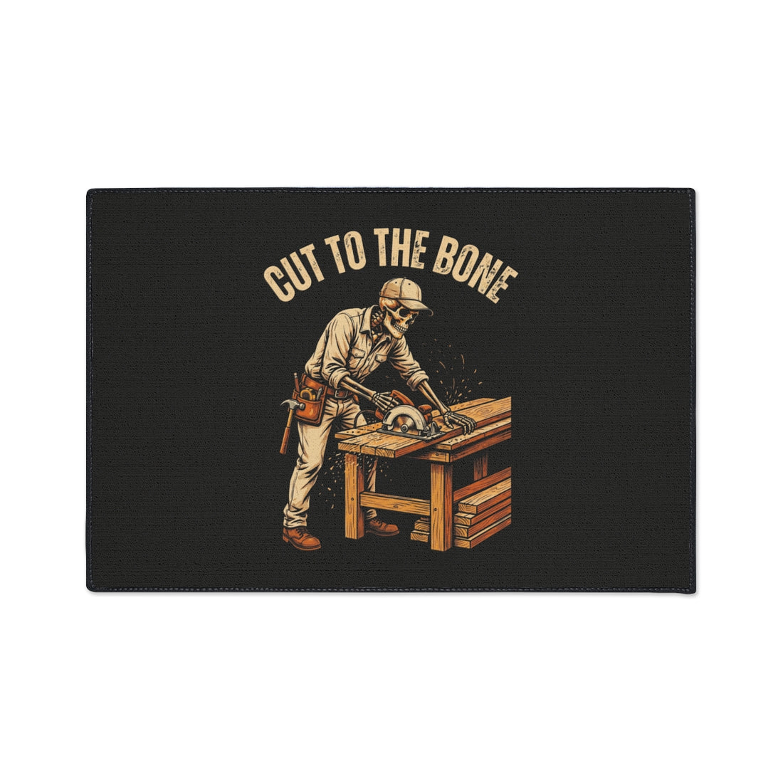 Cut To The Bone — Carpenter Floor Mat