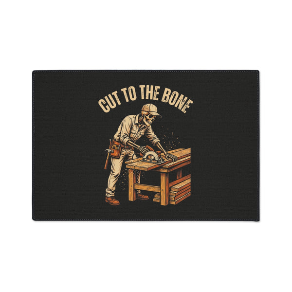 Cut To The Bone — Carpenter Floor Mat — Boneyard heavy-duty floor mat