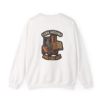 Fork Around & Find Out — Forklift Crewneck view 3