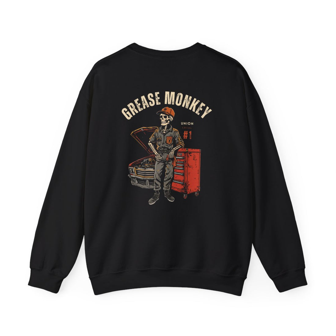Grease Monkey Union Local #1 — Auto Mechanic Crewneck