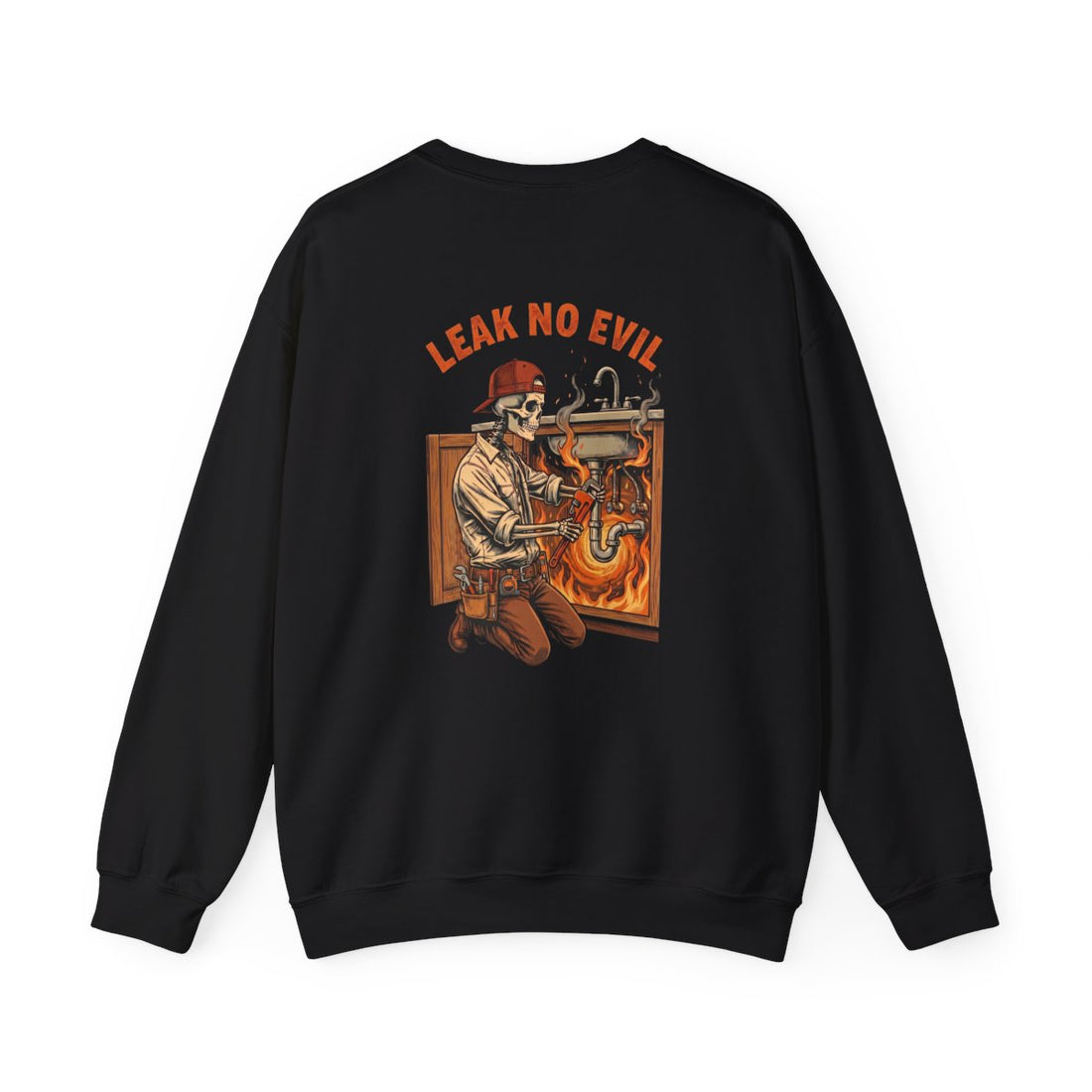 Leak No Evil — Plumber Crewneck