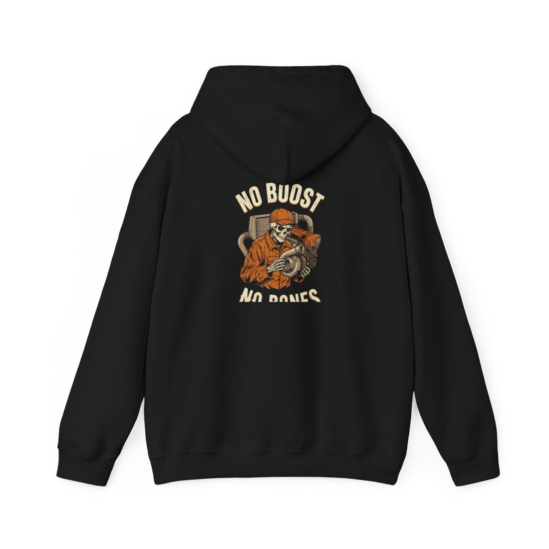 No Boost No Bones — Mechanic Hoodie