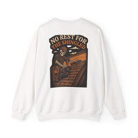 No Rest For The Shingled — Roofer Crewneck view 3