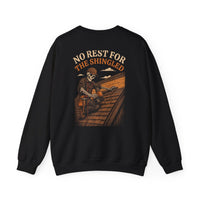 No Rest For The Shingled — Roofer Crewneck view 1