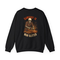 Sawdust Is Man's Glitter — Carpenter Crewneck view 1