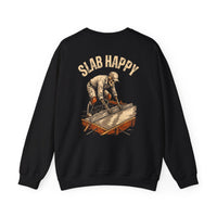 Slab Happy — Concrete Finisher Crewneck view 1