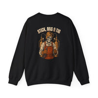 Stick, MIG & TIG — Welder Crewneck view 1