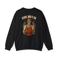 Stick, MIG & TIG — Welder Crewneck view 1