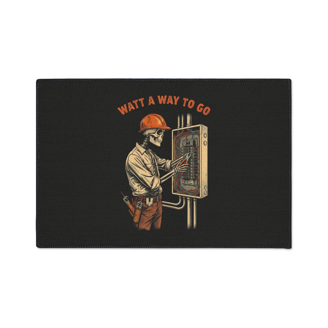 Watt A Way To Go — Electrician Floor Mat
